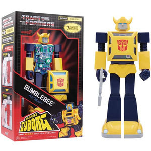 Super7 Transformers Super Cyborg Bumblebee (G1 Full Color) 10” Figure